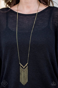 Alpha Glam - Brass Necklace