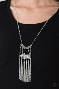 Glam Goddess - Silver Necklace