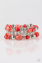 Load image into Gallery viewer, Malibu Marina - Red Stretchy Bracelets