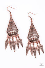 Load image into Gallery viewer, Me Oh MAYAN - Copper Earrings