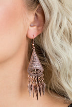 Load image into Gallery viewer, Me Oh MAYAN - Copper Earrings