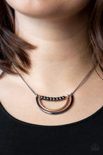 Load image into Gallery viewer, Artificial Arches - Black Gunmetal Necklace