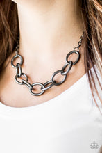 Load image into Gallery viewer, Boldly Bronx - Black Gunmetal Necklace