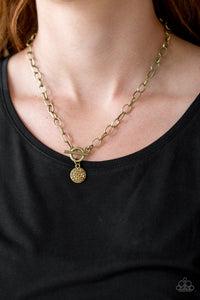 Sorority Sisters - Brass Necklace