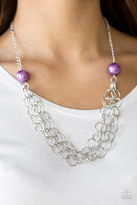 Daring Diva - Purple Necklace