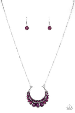 Count To ZEN - Purple Necklace