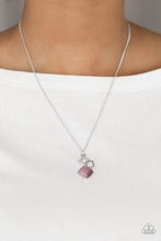 Load image into Gallery viewer, Stylishly Square - Purple Necklace