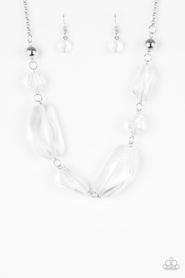 Luminous Luminary - White Necklace