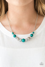 Load image into Gallery viewer, The Big-Leaguer - Green Necklace