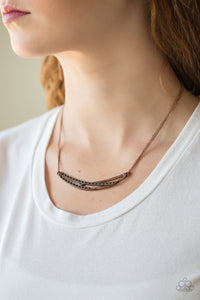 Moto Modern - Copper Necklace