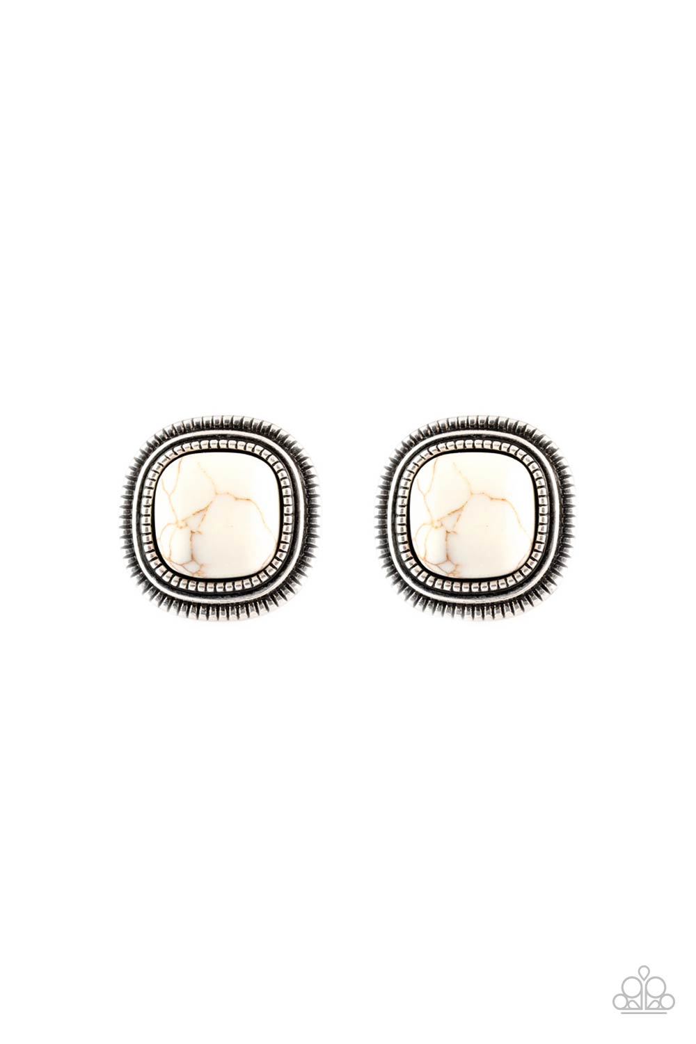 FRONTIER-Runner - White Post Earrings