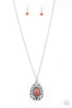 Load image into Gallery viewer, Modern Majesty - Orange Necklace