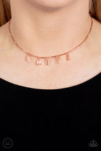 Load image into Gallery viewer, Say My Name - Copper Choker Necklace