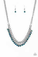 Load image into Gallery viewer, Glow and Grind - Blue Necklace