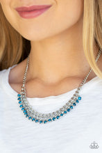 Load image into Gallery viewer, Glow and Grind - Blue Necklace