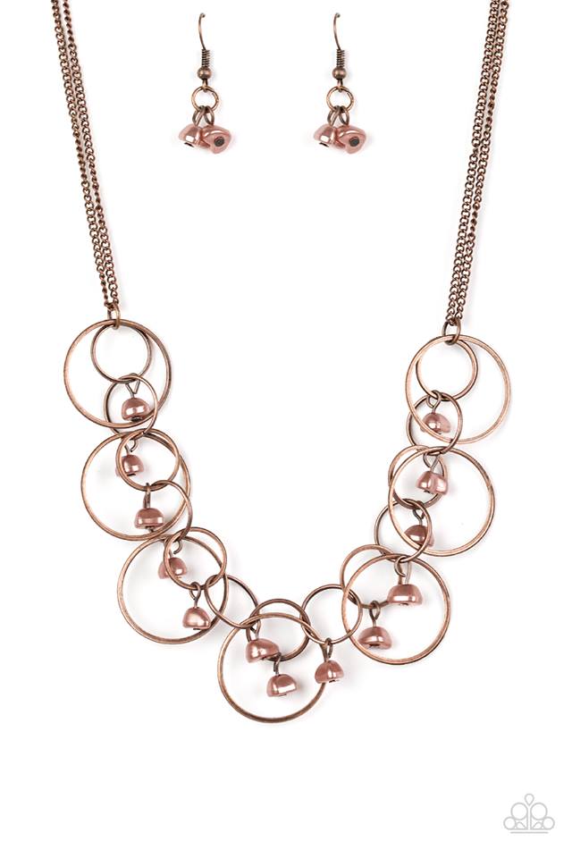 Seafront Scene - Copper Necklace