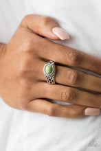 Load image into Gallery viewer, Set In Stone - Green Dainty Ring