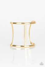 Load image into Gallery viewer, Diamond Deity - Gold Cuff Bracelet