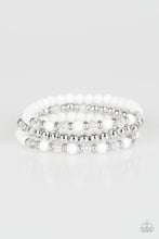 Load image into Gallery viewer, Irresistibly Irresistible - White Stretchy Bracelets