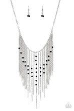 Load image into Gallery viewer, First Class Fringe - Black Necklace