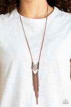 Load image into Gallery viewer, Point Taken - Copper Necklace