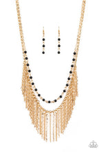 Load image into Gallery viewer, Fierce In Fringe - Gold Necklace