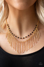 Load image into Gallery viewer, Fierce In Fringe - Gold Necklace