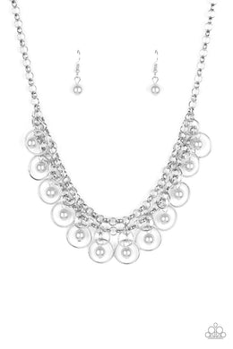 Party Time - Silver Necklace