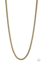 Load image into Gallery viewer, First Rule Of Fight Club - Brass Necklace