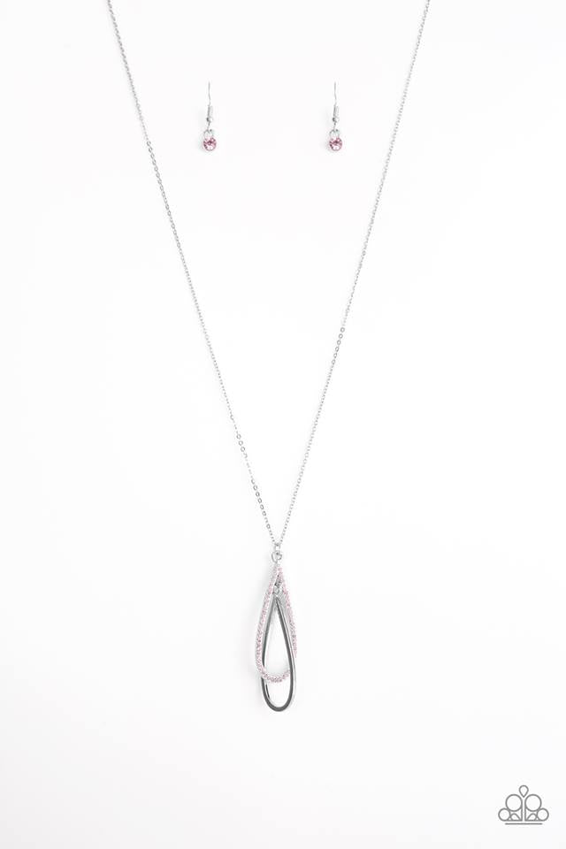 Step Into the Spotlight - Pink Necklace