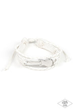 Load image into Gallery viewer, Lead Guitar - White Sliding Knot Bracelet