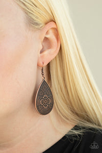 Tribal Takeover - Copper Earrings