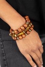 Load image into Gallery viewer, WILD-Mannered - Brass Stretchy Bracelets