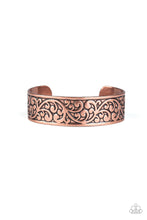 Load image into Gallery viewer, Read The VINE Print - Copper Cuff Bracelet