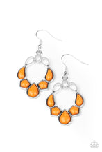 Load image into Gallery viewer, Its Rude to STEER - Orange Earrings