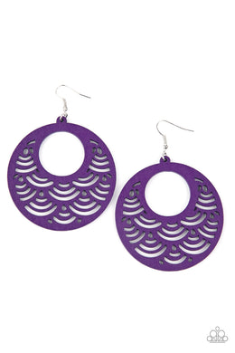 SEA Le Vie! - Purple Earrings