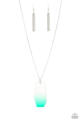 Watercolor Skies - Blue Necklace