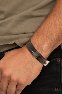 Urban Uproar - Black Gunmetal Cuff Bracelet