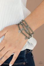 Load image into Gallery viewer, WOODnt Count It - Silver Stretchy Bracelets