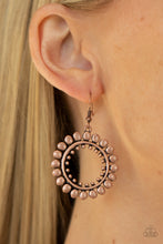 Load image into Gallery viewer, Radiating Radiance - Copper Earrings