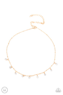 Dainty Diva - Gold Choker Necklace