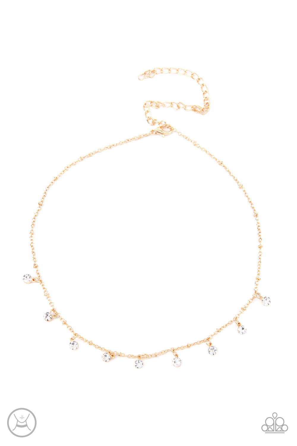 Dainty Diva - Gold Choker Necklace