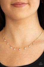 Load image into Gallery viewer, Dainty Diva - Gold Choker Necklace