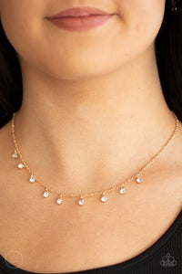 Dainty Diva - Gold Choker Necklace