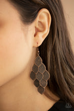 Load image into Gallery viewer, Loud and Leafy - Copper Earrings