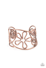 Load image into Gallery viewer, Groovy Sensations - Copper Cuff Bracelet