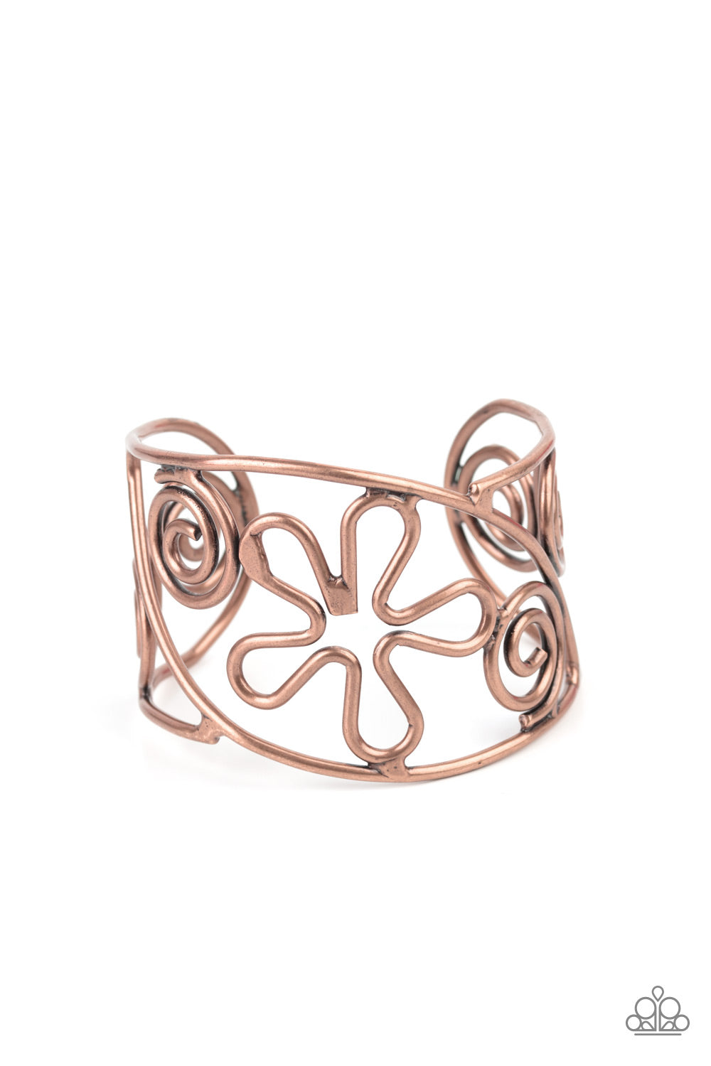 Groovy Sensations - Copper Cuff Bracelet