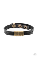 Load image into Gallery viewer, Best ROAM-mate Ever - Black Adjustable Snap Closure Bracelet