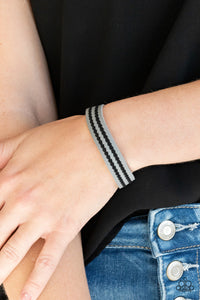 Show The Way - Silver Adjustable Snap Closure Bracelet