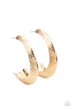 Load image into Gallery viewer, I Double FLARE You - Gold Hoop Earrings